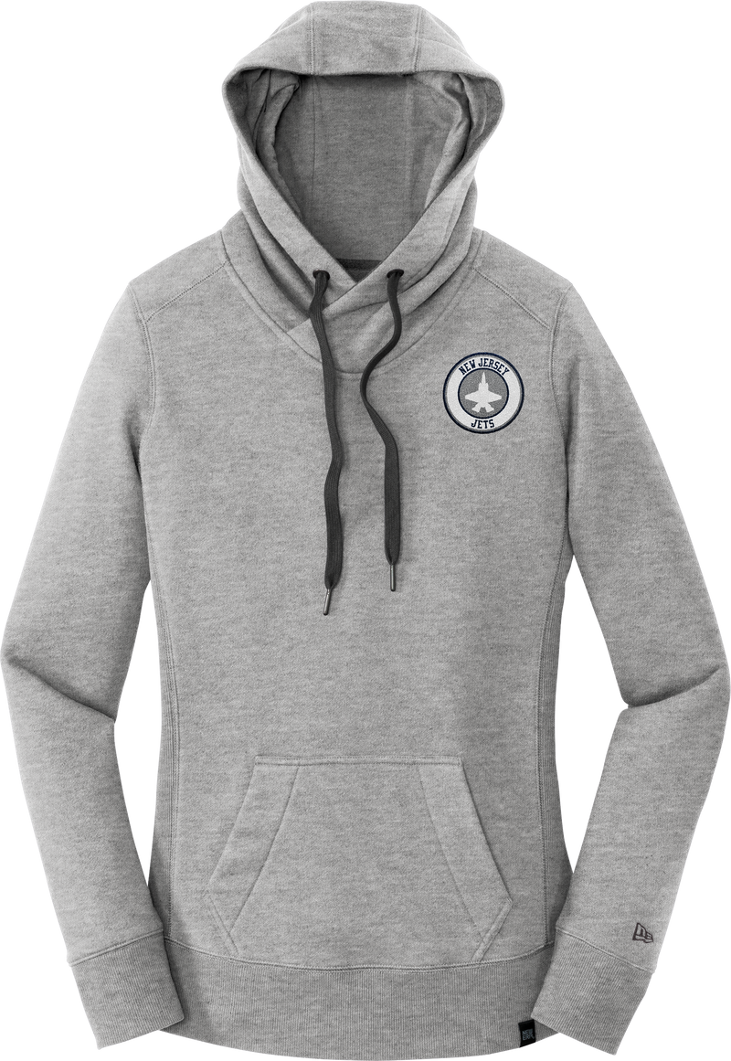 NJ Jets New Era Ladies French Terry Pullover Hoodie