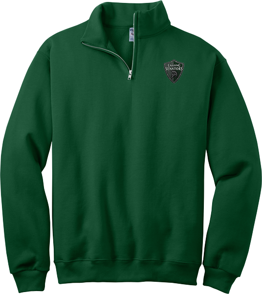 Lansing Senators NuBlend 1/4-Zip Cadet Collar Sweatshirt