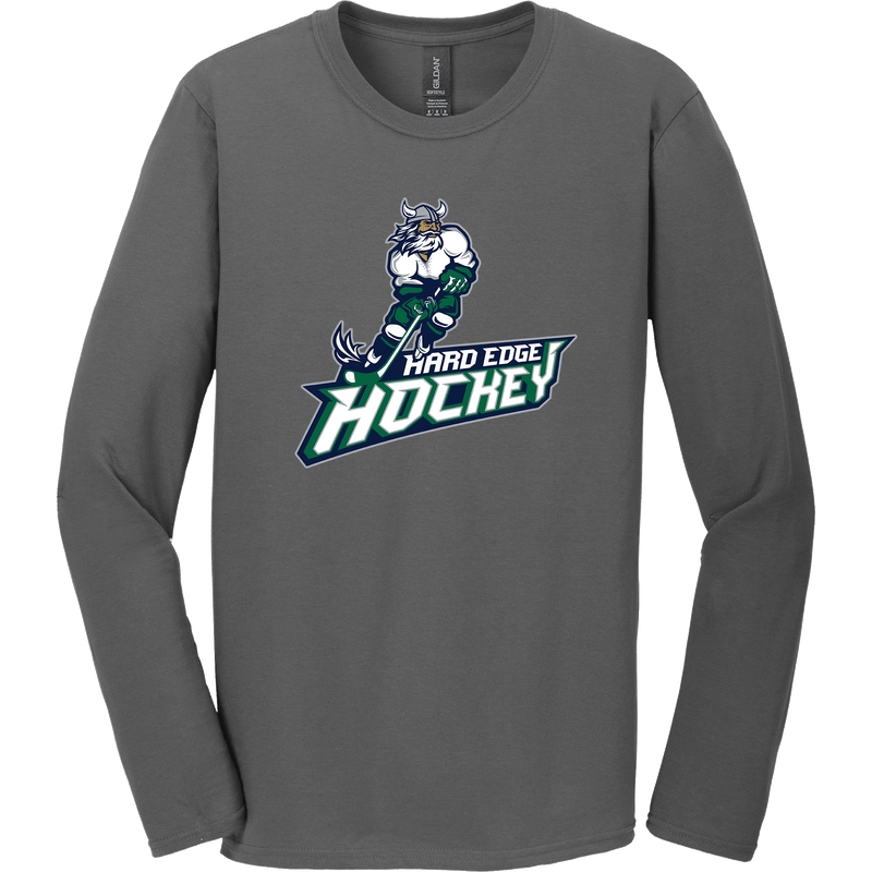 Hard Edge Hockey Softstyle Long Sleeve T-Shirt