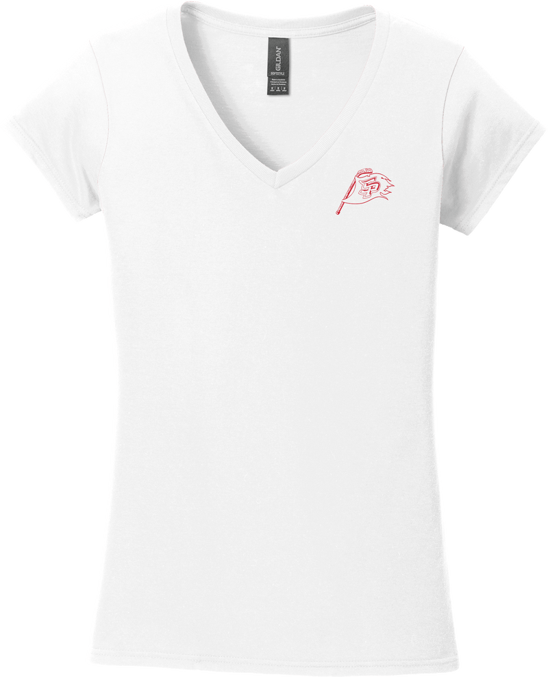 South Pittsburgh Rebellion Softstyle Ladies Fit V-Neck T-Shirt