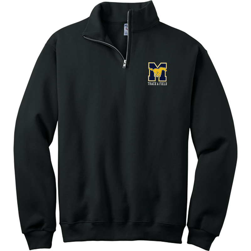 Marlboro Track and Field NuBlend 1/4-Zip Cadet Collar Sweatshirt