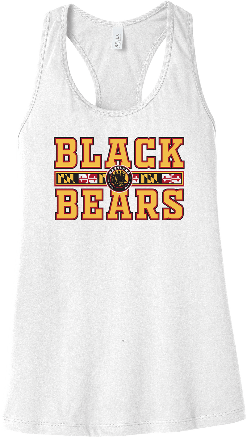 Maryland Black Bears Womens Jersey Racerback Tank