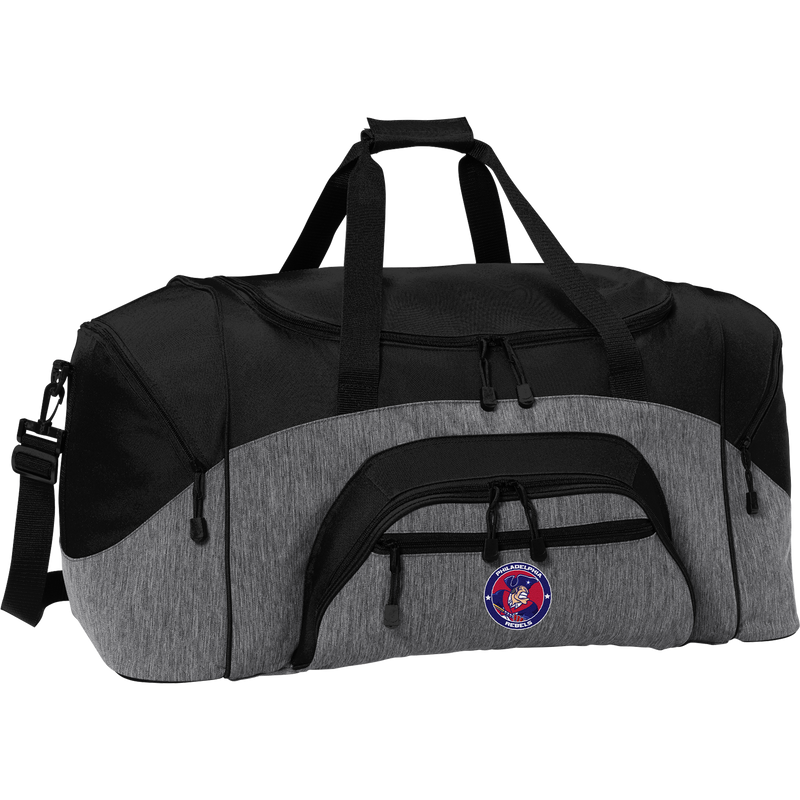 Philadelphia Rebels Standard Colorblock Sport Duffel