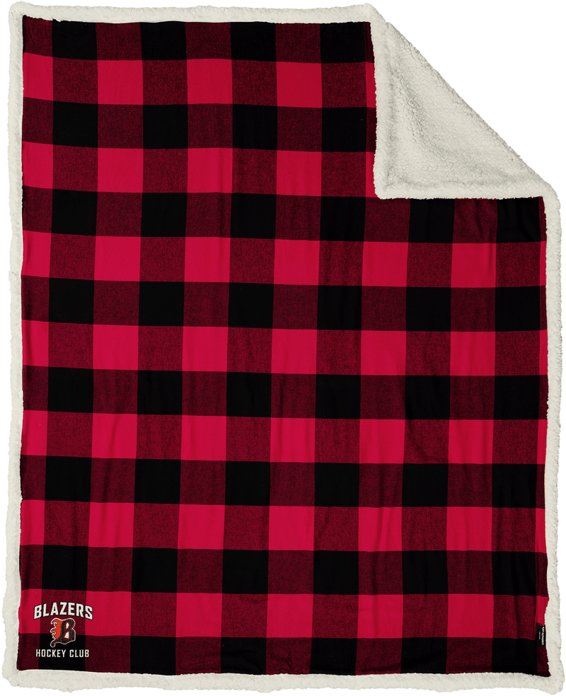 Philadelphia Blazers Flannel Sherpa Blanket