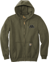 Igloo Jaguars Carhartt Midweight Hooded Zip-Front Sweatshirt