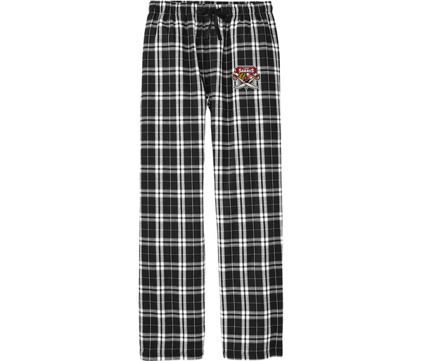 SOMD Lady Sabres Flannel Plaid Pant