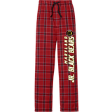 MD Jr. Black Bears Flannel Pocket Pant