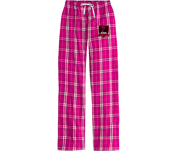 King Cobras Women's Flannel Plaid Pant