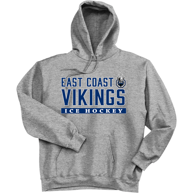 East Coast Vikings (Mens) Ultimate Cotton - Pullover Hooded Sweatshirt