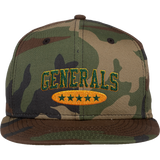 Red Bank Generals New Era Flat Bill Snapback Cap