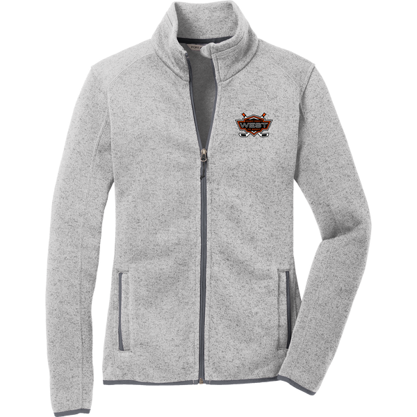 Orange County West Ladies Sweater Fleece Jacket