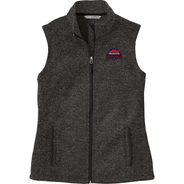 Philadelphia Resistance Ladies Sweater Fleece Vest