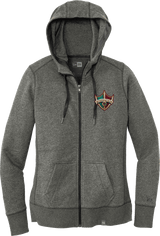 Delaware Ducks New Era Ladies French Terry Full-Zip Hoodie