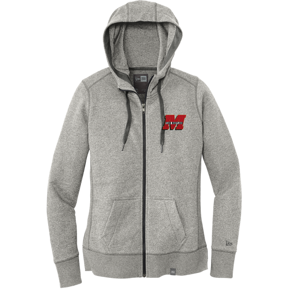 Team Maryland New Era Ladies French Terry Full-Zip Hoodie