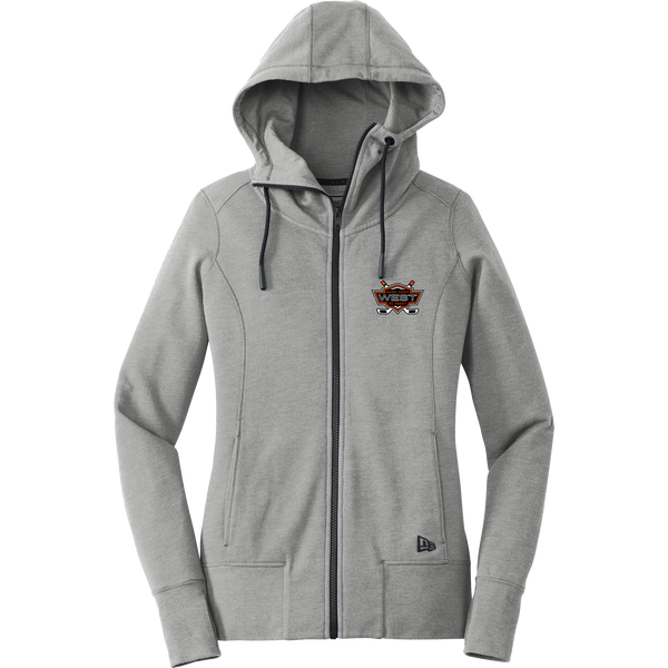 Orange County West New Era Ladies Tri-Blend Fleece Full-Zip Hoodie