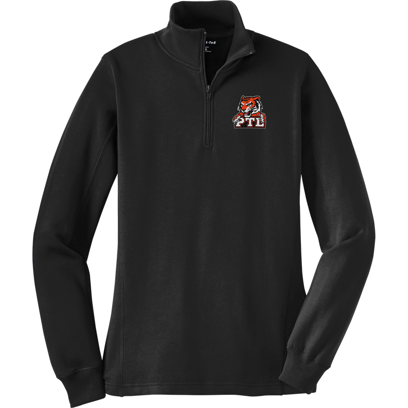 Princeton Tiger Lilies Ladies 1/4-Zip Sweatshirt