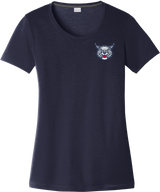 CT Bobcats Ladies PosiCharge Competitor Cotton Touch Scoop Neck Tee