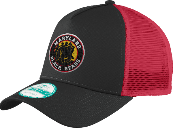 Maryland Black Bears New Era Snapback Trucker Cap