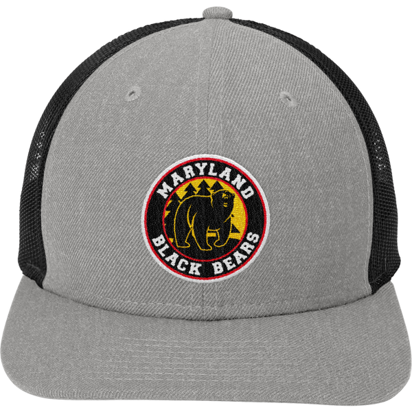 Maryland Black Bears New Era Snapback Low Profile Trucker Cap