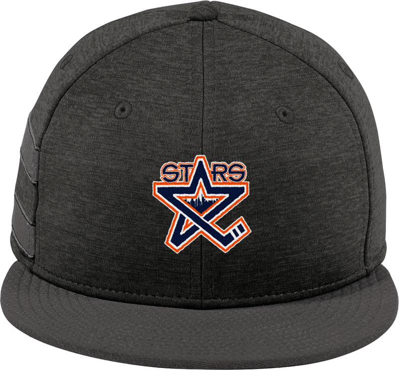 NY Stars New Era Shadow Heather Striped Flat Bill Snapback Cap