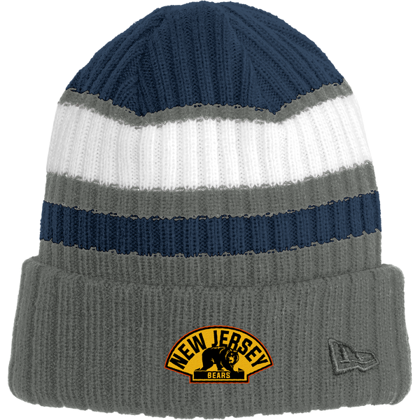 NJ Bears New Era Ribbed Tailgate Beanie