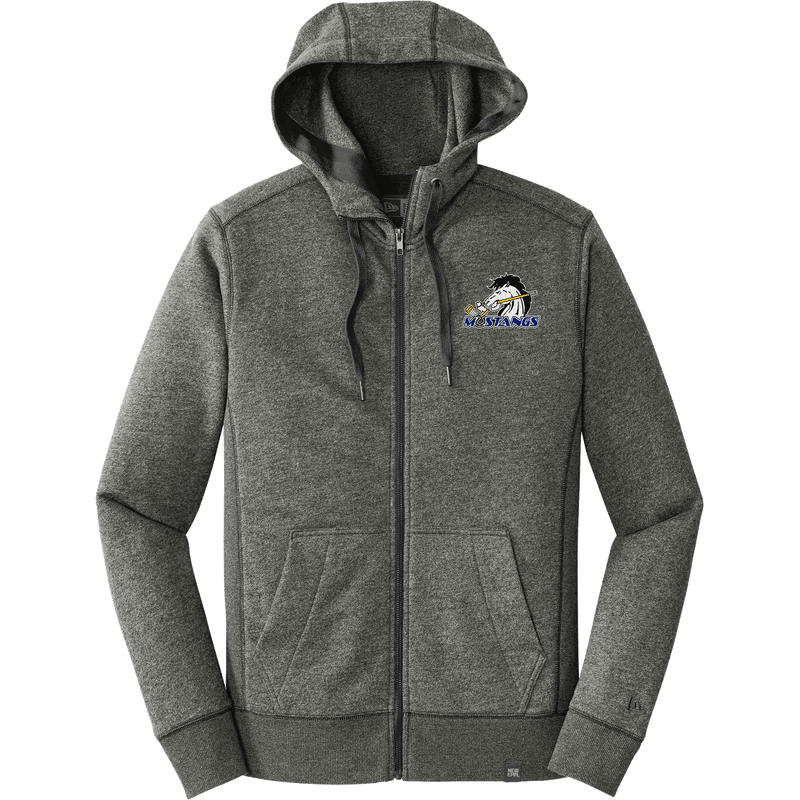 Mid-State Mustangs New Era French Terry Full-Zip Hoodie