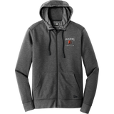 Philadelphia Blazers New Era Tri-Blend Fleece Full-Zip Hoodie