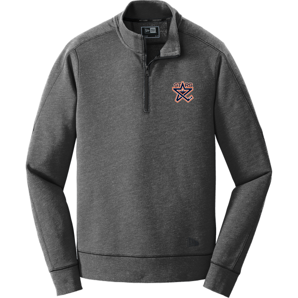 NY Stars New Era Tri-Blend Fleece 1/4-Zip Pullover