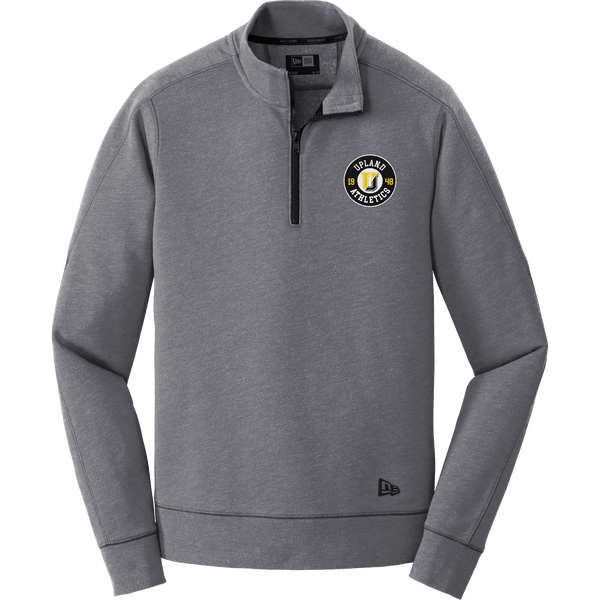 Upland Country Day School New Era Tri-Blend Fleece 1/4-Zip Pullover