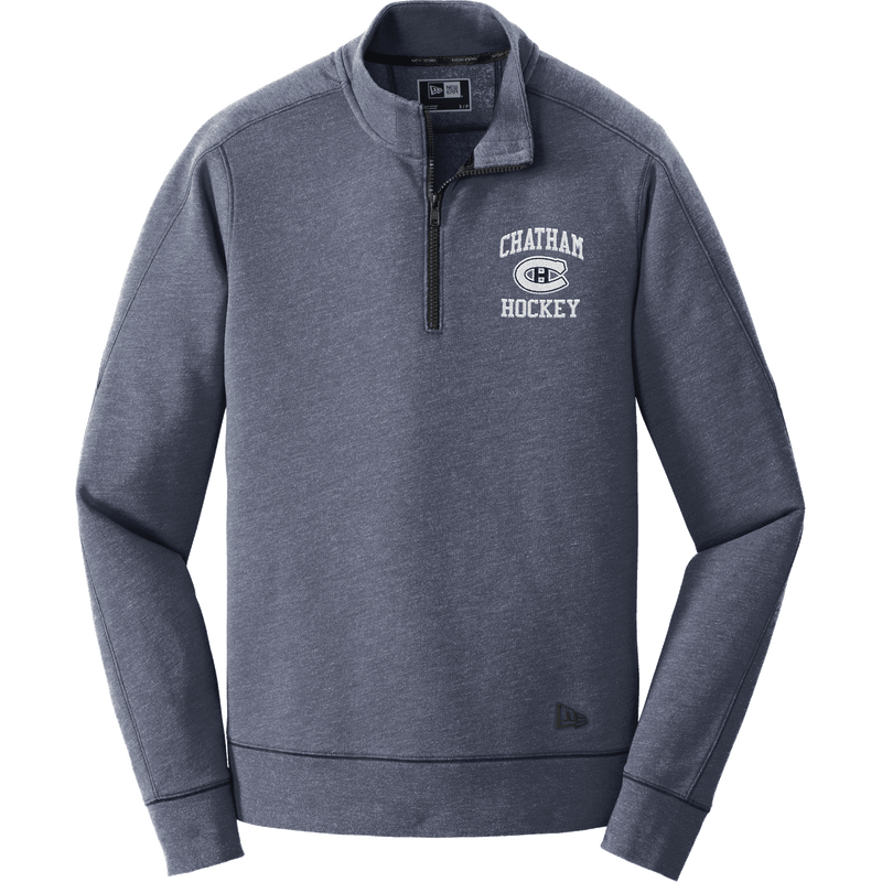 Chatham Hockey New Era Tri-Blend Fleece 1/4-Zip Pullover