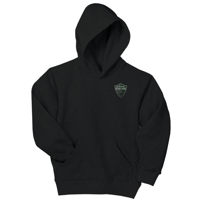 Lansing Spartans Youth EcoSmart Pullover Hooded Sweatshirt