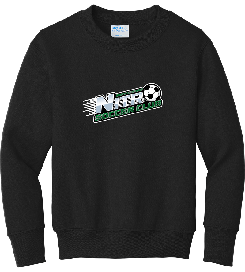 Nitro Soccer Youth Core Fleece Crewneck Sweatshirt