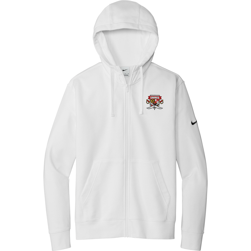 SOMD Sabres Nike Club Fleece Sleeve Swoosh Full-Zip Hoodie