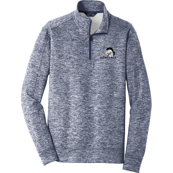 Mid-State Mustangs PosiCharge Electric Heather Fleece 1/4-Zip Pullover