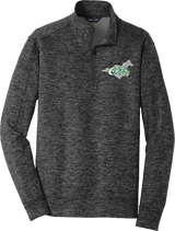 NJ Colts PosiCharge Electric Heather Fleece 1/4-Zip Pullover