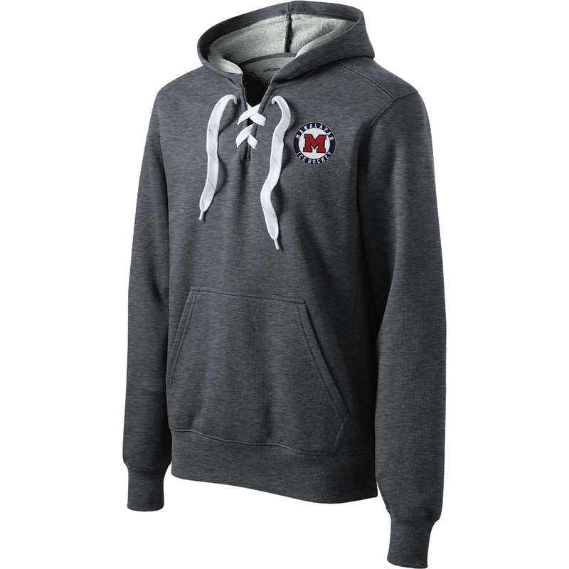 Manalapan Hockey Lace Up Pullover Hooded Sweatshirt