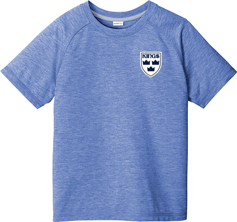 North Jersey Kings Youth PosiCharge  Tri-Blend Wicking Raglan Tee